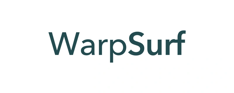 WarpSurf name artwork